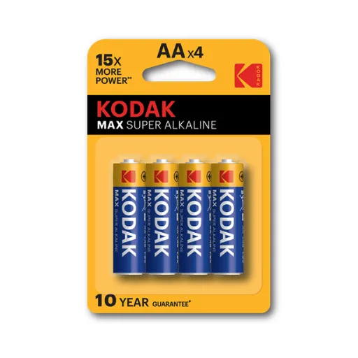 Kodak Max Alkaline AA 4-pack