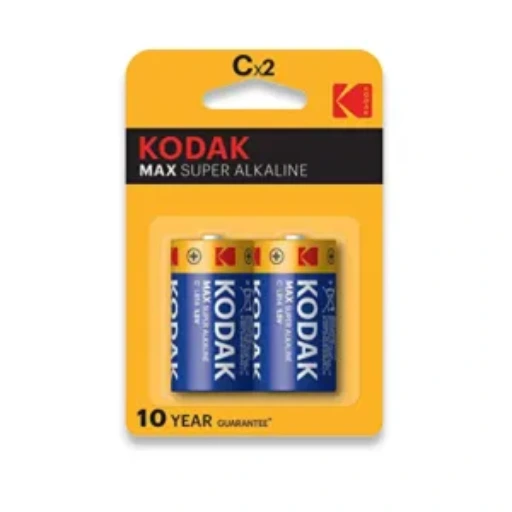 Kodak Alkaline MAX C2 Blister pack of 2 units