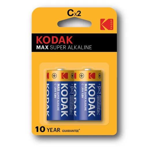 Kodak MAX Alkaline C2 2-pack