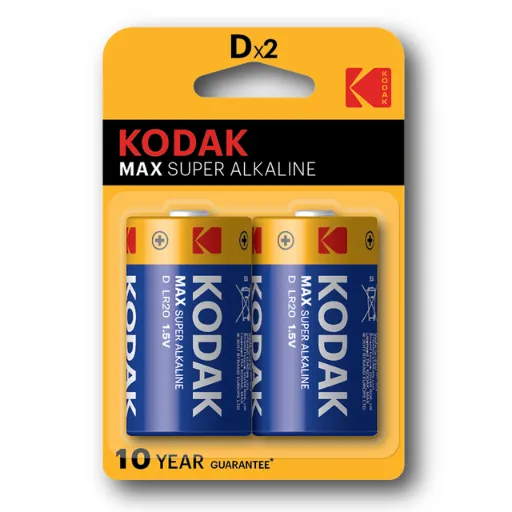 Kodak MAX Alkaline D2 2-pack