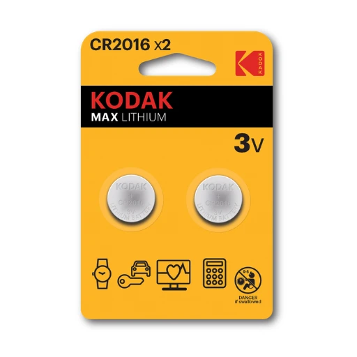 Kodak CR-2016 Max Lithium 2 pack