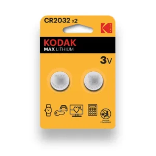 Kodak CR-2032 Max Lithium Blister pack of 2 units