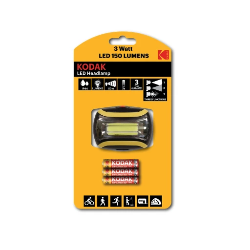 [7055] Kodak FSL Headlamp LED Lumens 150