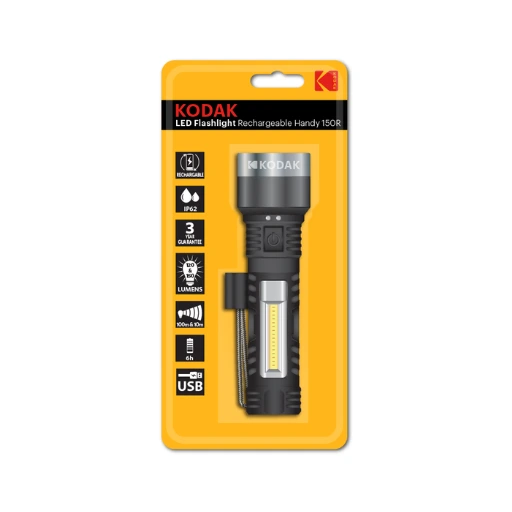 Kodak LED Flashlight Rechargeable Handy 150R